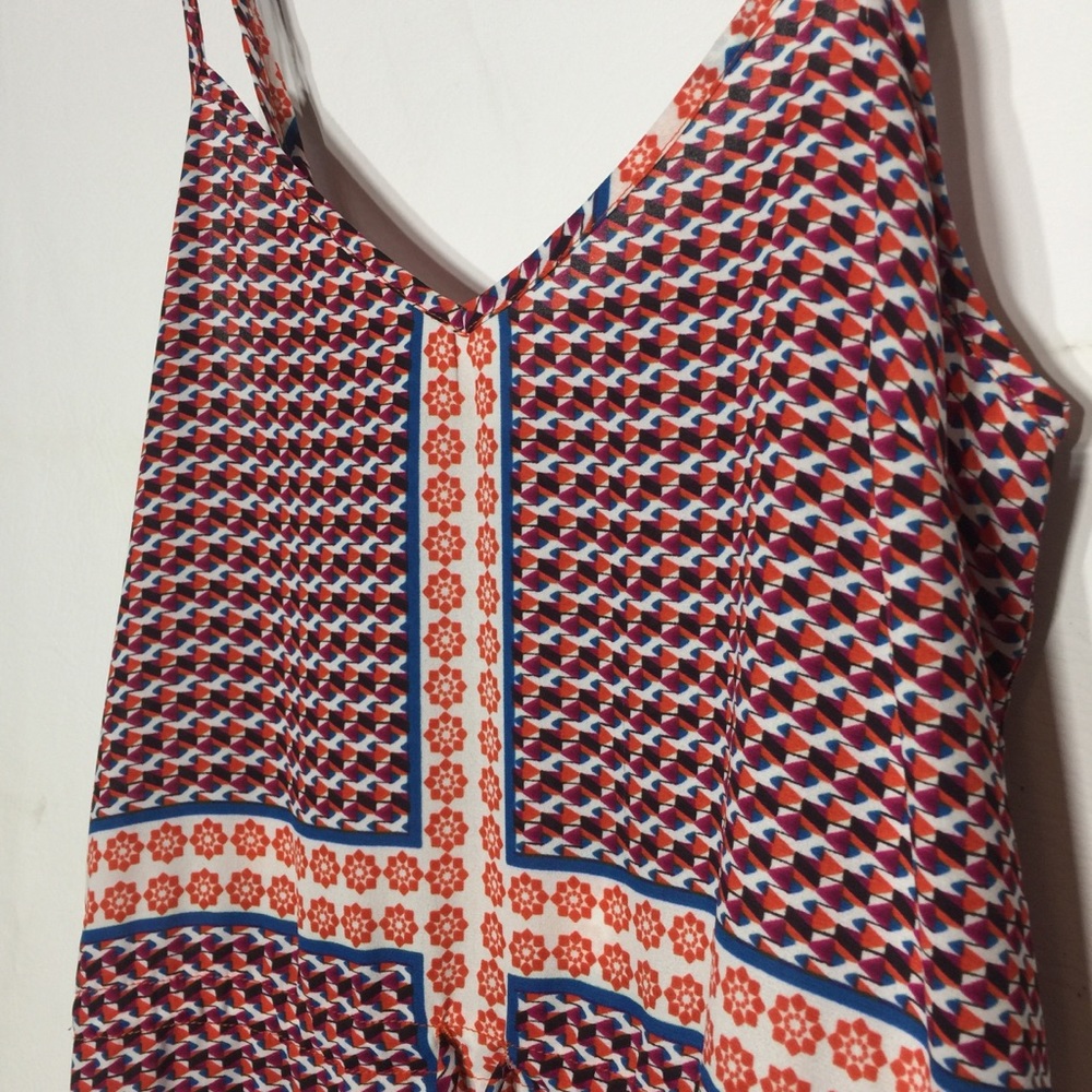 Multicolored Drawstring Sundress - Picture 3 of 4
